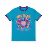 Neon Arcade Virtual Gamer JK Printed Tshirt