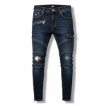 Men's Slim Fit JK Printed Jeans