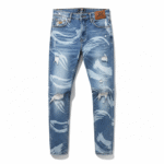 Mens's Slim JK Printed Jeans
