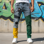 Multi Color JK Printed Jeans