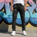 Stylish JK Printed Jeans