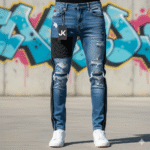 Cut Men's JK Printed Jeans