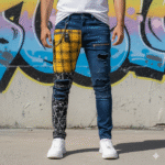 Stylish JK Printed Jeans