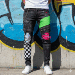 Multi Design JK Printed Jeans