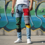 Multi Design JK Printed Jeans
