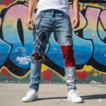 Regular Fit JK Printed Jeans